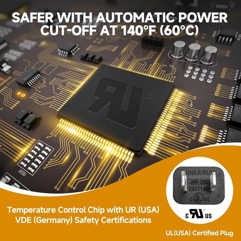 DZGKGM RV Tank Heater, RV Tank Heater Pad, 120V RV Water Holding Tank Heater for Fresh Water, Grey Water, PVC Waterproof Material with Overheat Protection Sensor (12" X 18", 2 Pack) - Image 4